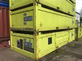 Gelber Container