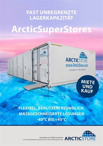 Artic super stores container - Kühlleistung 