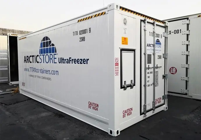 Arctic Ultrafreezer Kühllagerung - Kühlcontainer für ultraniedrige Temperaturen zum Mieten