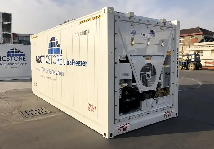 Arctic Ultrafreezer Kühllagerung - Kühlcontainer für ultraniedrige Temperaturen zum Mieten