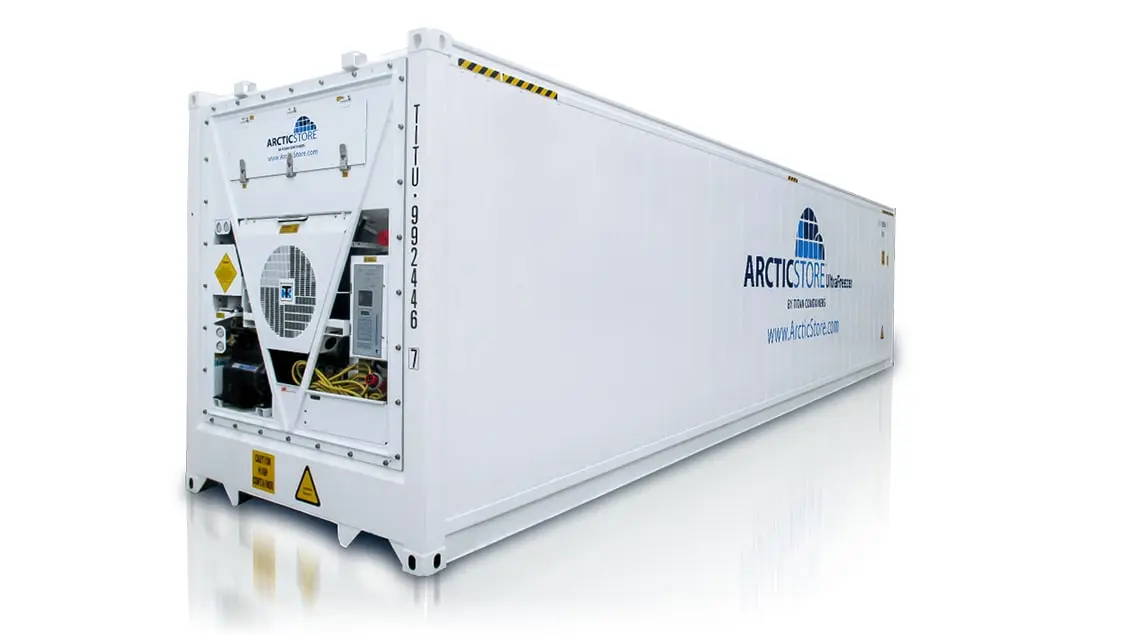 ArcticStore UltraFreezer-Kühllagerung – Tiefkühlcontainer