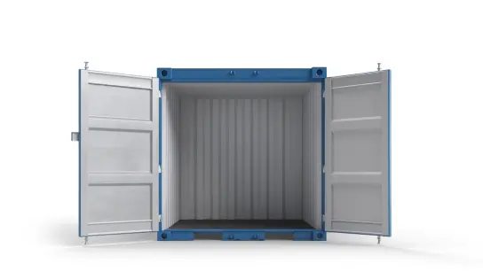 Batterielagerung im 8-Fuß-Container
