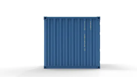 Batterielagerung im 8-Fuß-Container