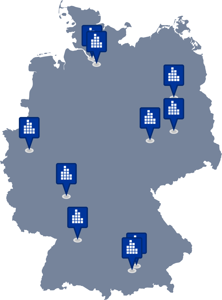 DEPOTS IN GANZ DEUTSCHLAND