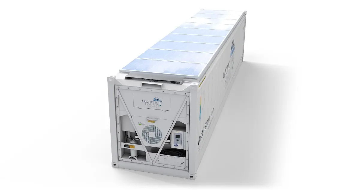 ArcticStore-Horizon_Container_Solar-Panels_40ft_Top-Backside