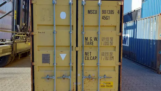 Gebrauchter 40-Fuß-High-Cube-Container zu verkaufen