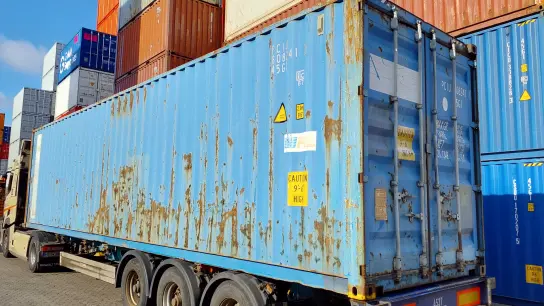 Gebrauchter 40-Fuß-High-Cube-Container zu verkaufen