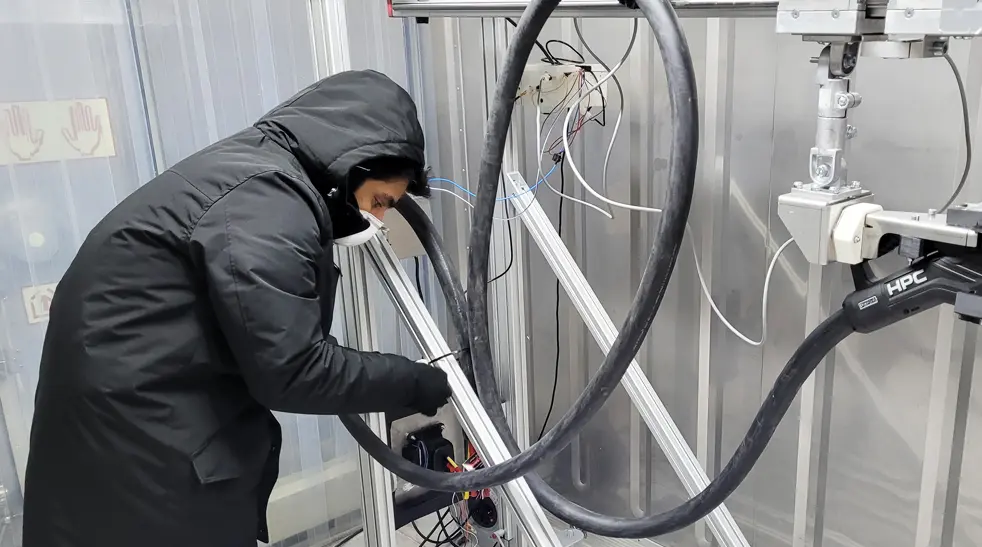 Rocsys testet Batterieladetechnik bei Hitze