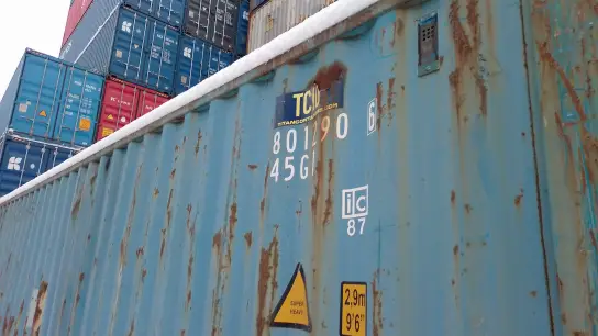 Gebrauchter 40-Fuß-High-Cube-Container zu verkaufen